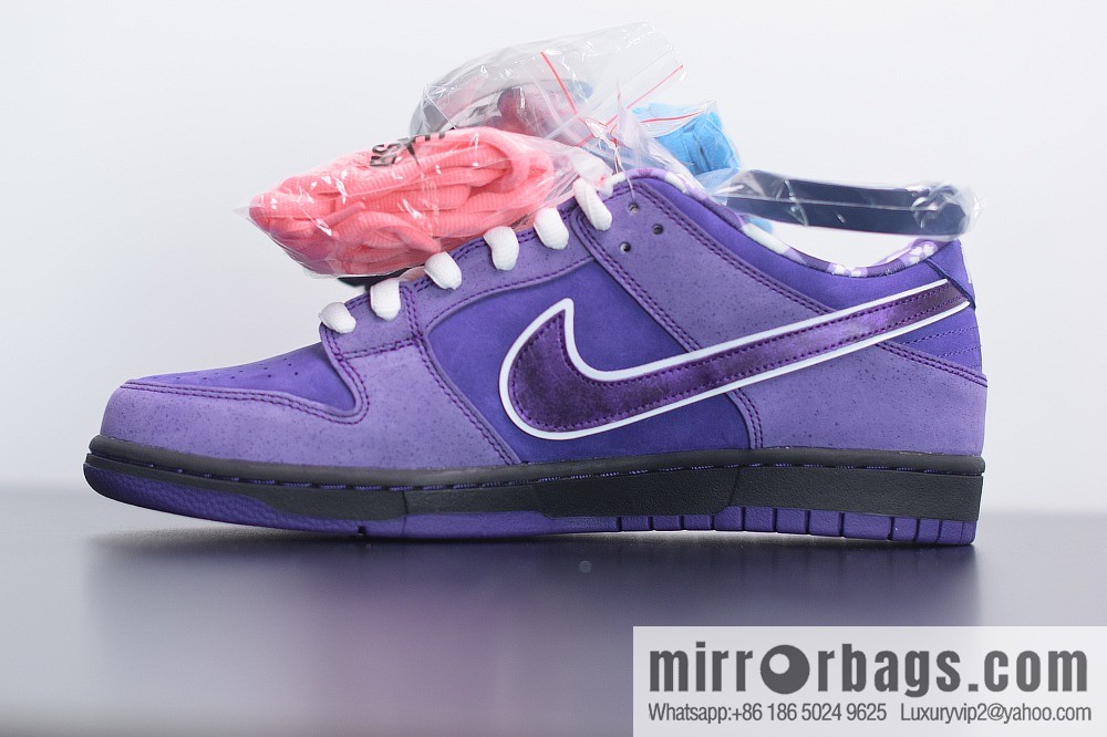Top pure original SB dunk purple lobster Unisex sneakers of the same style