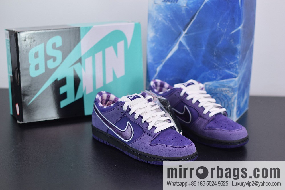 Top pure original SB dunk purple lobster Unisex sneakers of the same style