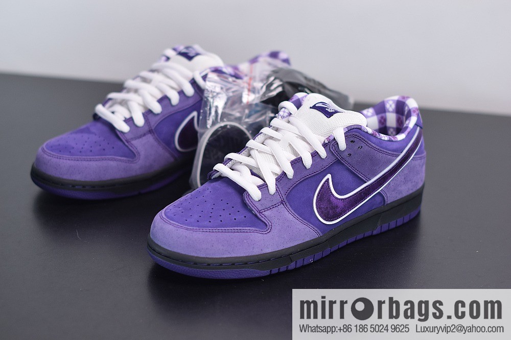 Top pure original SB dunk purple lobster Unisex sneakers of the same style