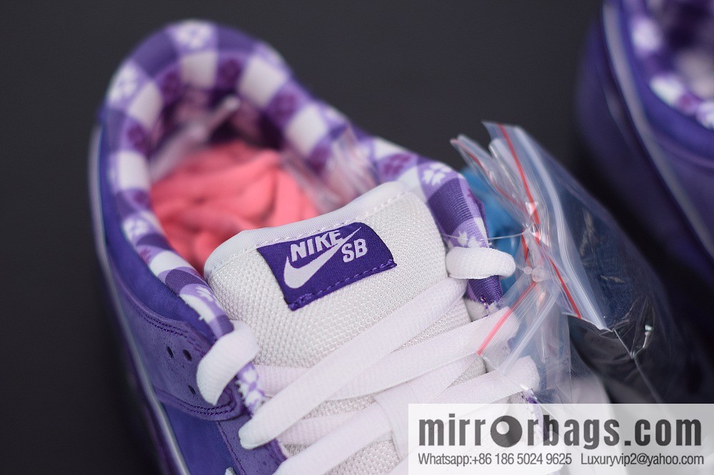 Top pure original SB dunk purple lobster Unisex sneakers of the same style