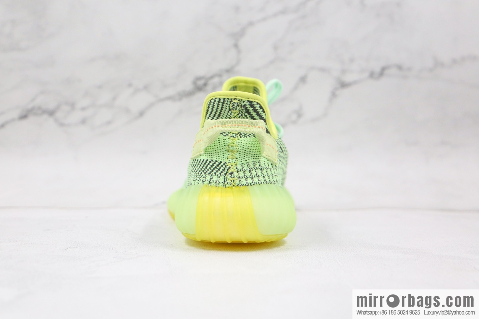 Coconut 350 V2 A version, black and green gypsy sneakers