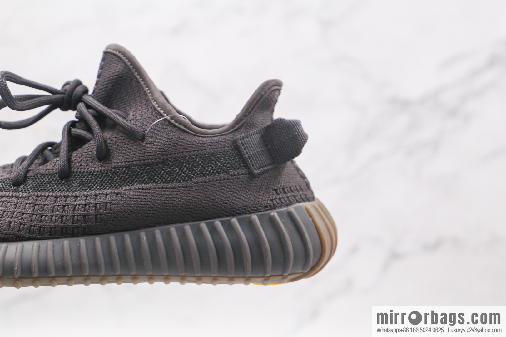 Coconut 350 V2 A version, black raw rubber side through gypsy sneakers