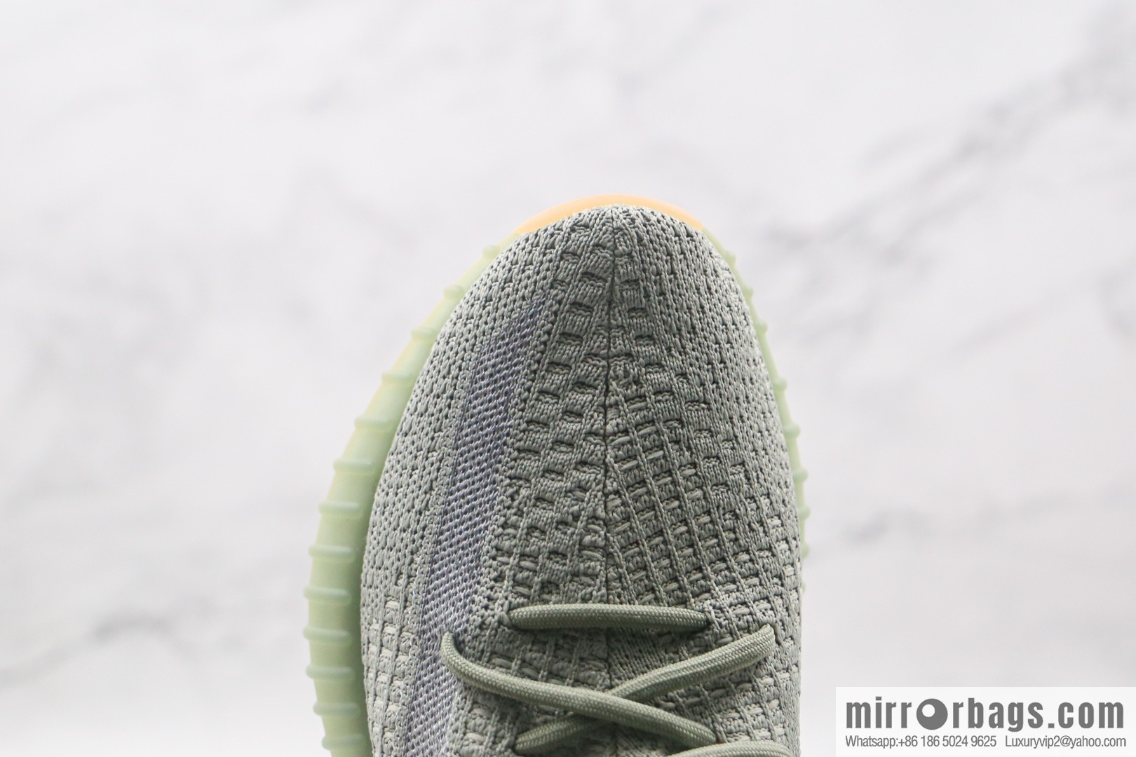 Coconut 350 V2 A version, cantaloupe gypsy sneakers