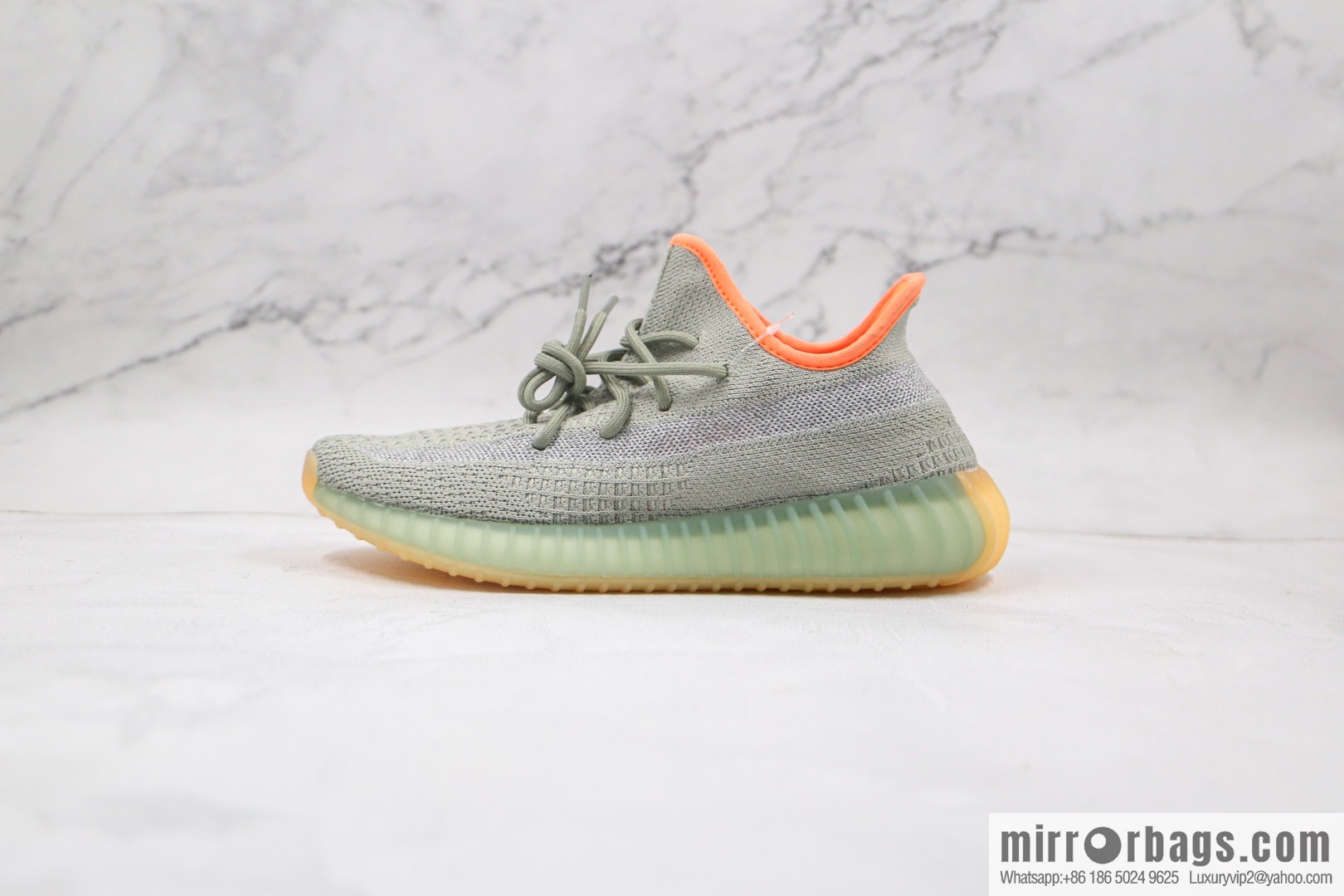 Coconut 350 V2 A version, cantaloupe gypsy sneakers
