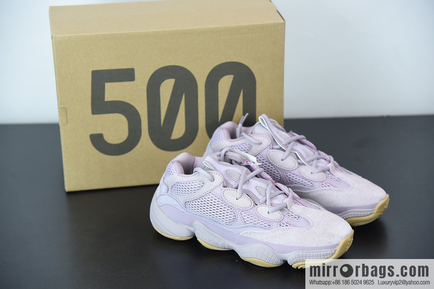 L00J6 top tested version yeezy coconut 500 lavender, light purple, item number: FW2656