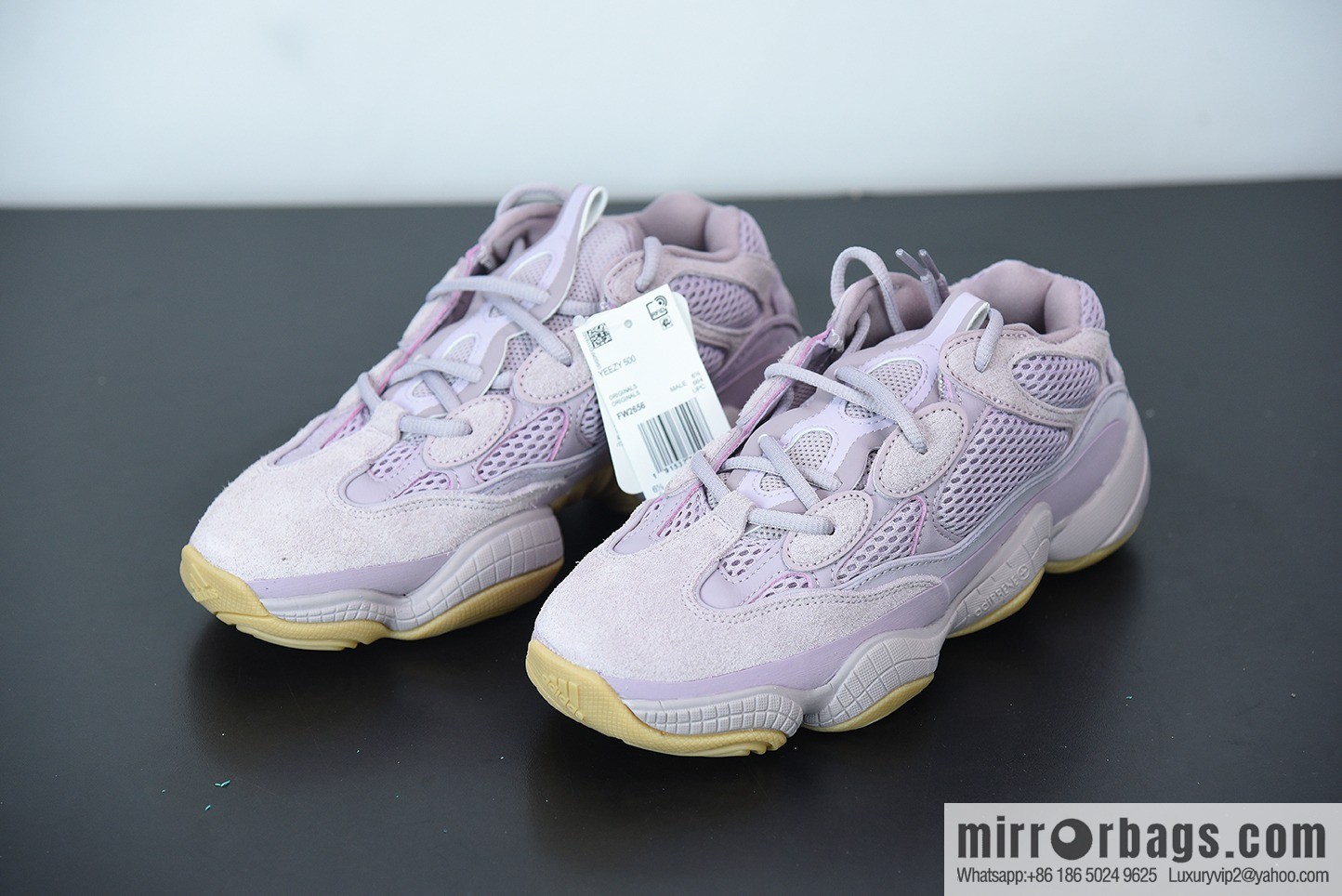 L00J6 top tested version yeezy coconut 500 lavender, light purple, item number: FW2656