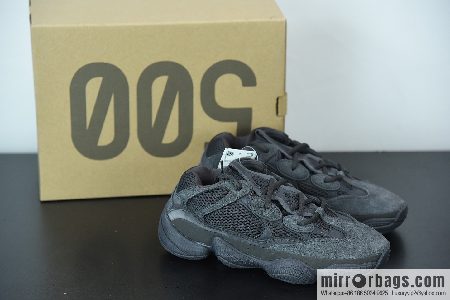 L00J6 top tested version yeezy coconut 500 pure black, item number: F36640