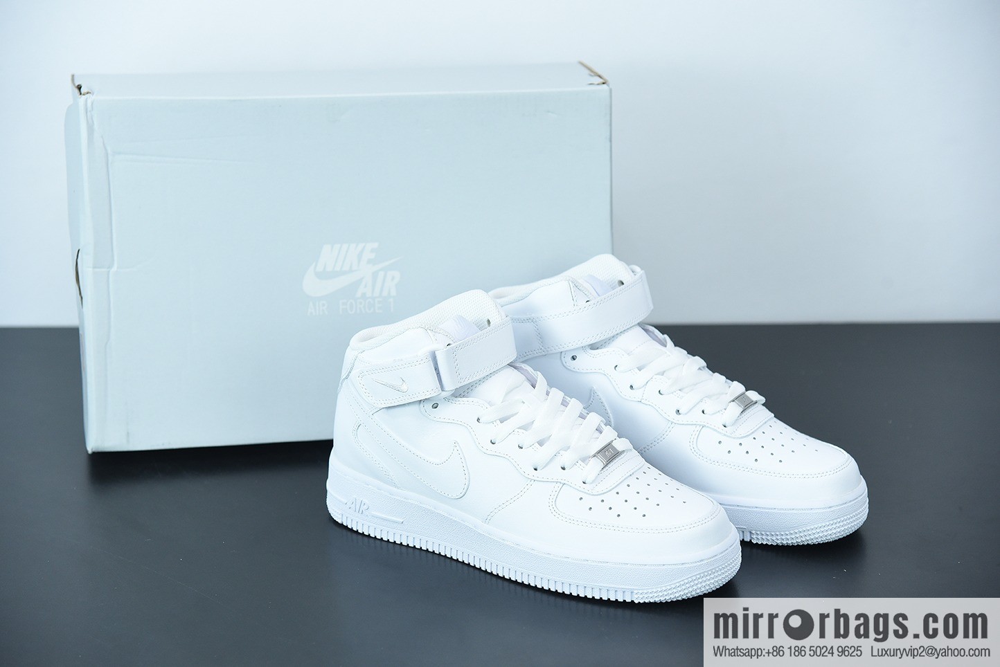 NK Air Force 1 Air Force One Pure White High Top Classic Versatile Leisure Sports Shoes Item No.: 315123-111