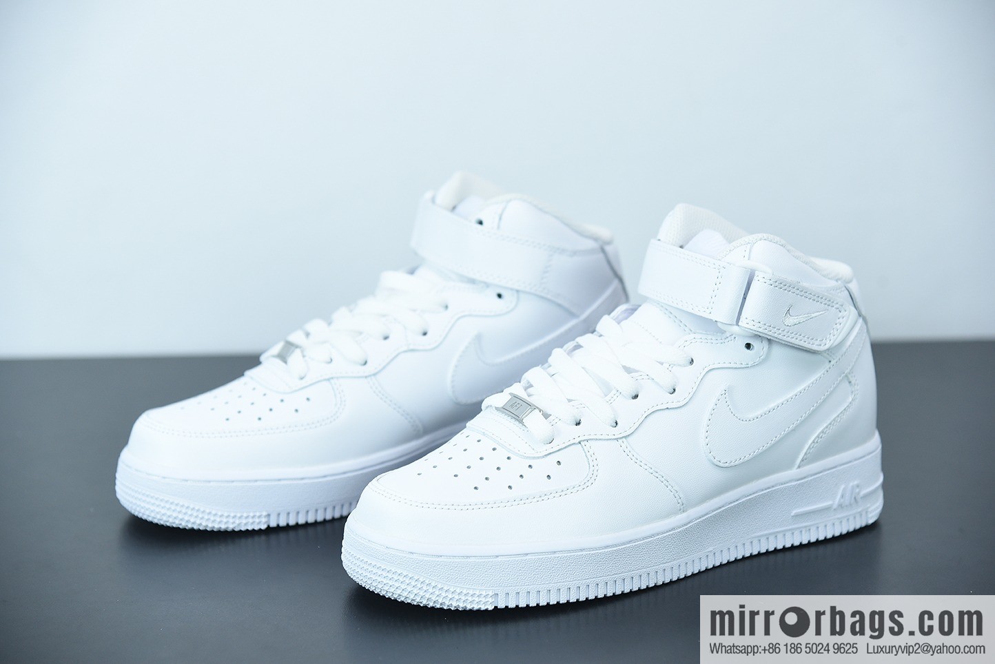 NK Air Force 1 Air Force One Pure White High Top Classic Versatile Leisure Sports Shoes Item No.: 315123-111