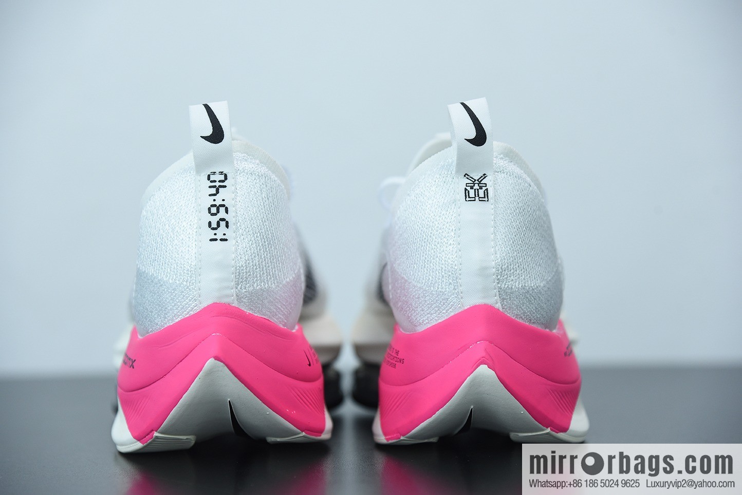 NK Air Zoom Alphafly NEXT% air unit marathon, pink and white Unisex sneakers of the same style, item number: DD8877-100