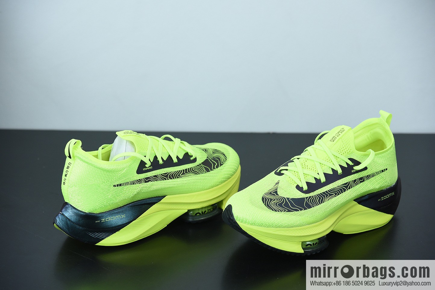 NK Air Zoom Alphafly NEXT% air unit marathon, black and green Unisex sneakers of the same style, item number: DC5238-702