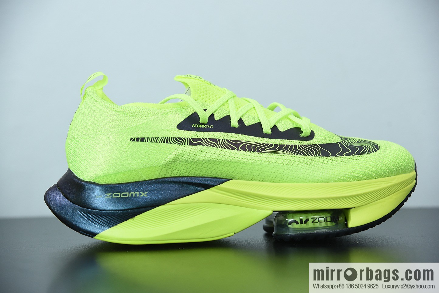 NK Air Zoom Alphafly NEXT% air unit marathon, black and green Unisex sneakers of the same style, item number: DC5238-702