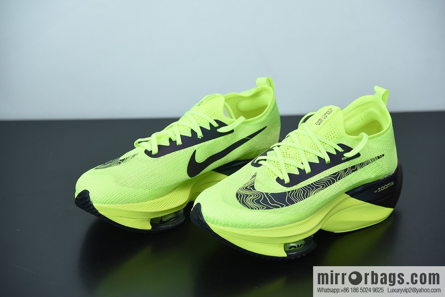 NK Air Zoom Alphafly NEXT% air unit marathon, black and green Unisex sneakers of the same style, item number: DC5238-702