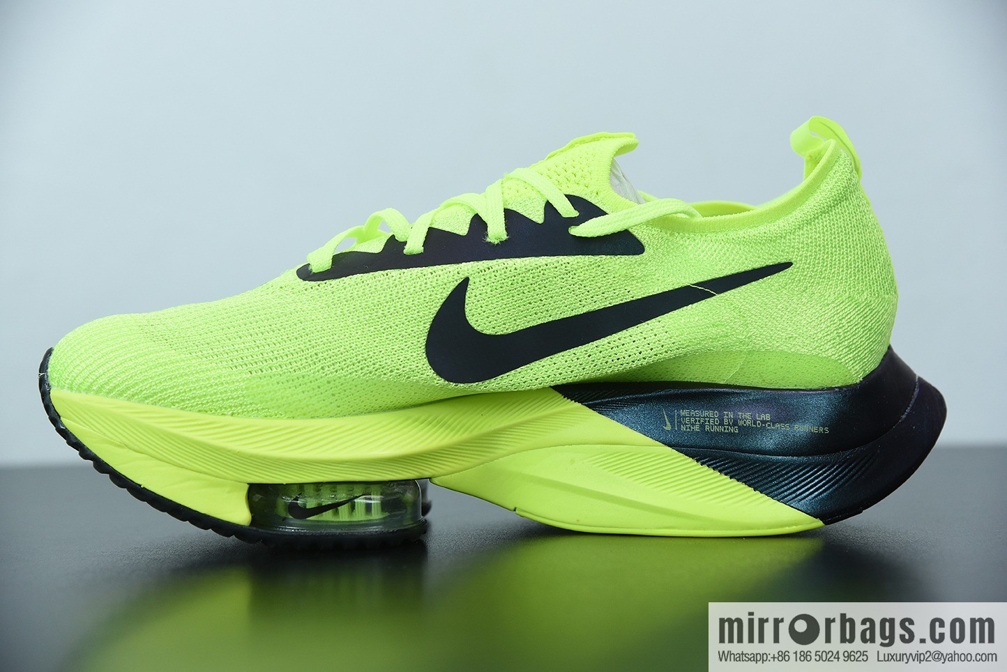 NK Air Zoom Alphafly NEXT% air unit marathon, black and green Unisex sneakers of the same style, item number: DC5238-702