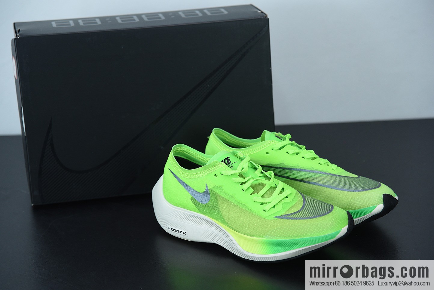 Nk Zoom X Vaporfly Next% Marathon, Translucent, Mesh, Green Unisex Same sneakers Item number: AO4568-300