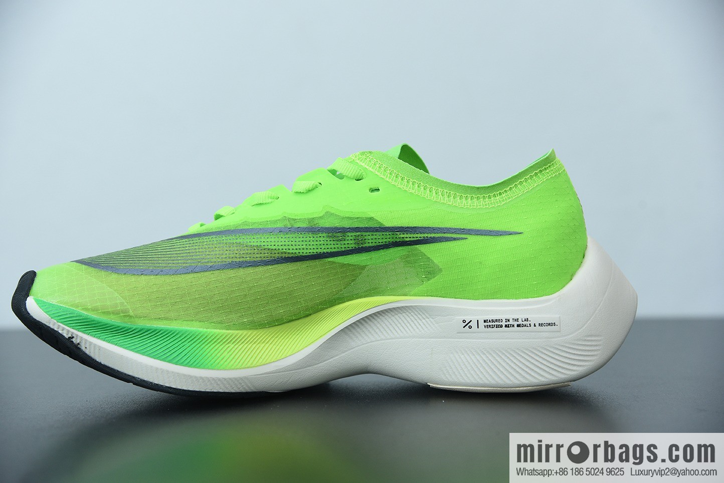 Nk Zoom X Vaporfly Next% Marathon, Translucent, Mesh, Green Unisex Same sneakers Item number: AO4568-300