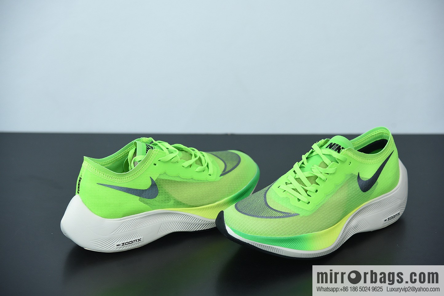 Nk Zoom X Vaporfly Next% Marathon, Translucent, Mesh, Green Unisex Same sneakers Item number: AO4568-300