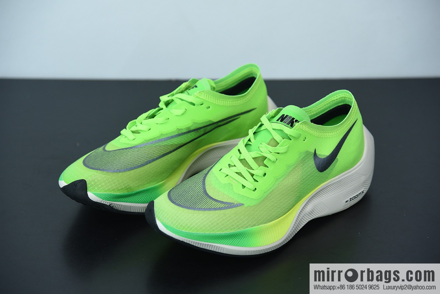 Nk Zoom X Vaporfly Next% Marathon, Translucent, Mesh, Green Unisex Same sneakers Item number: AO4568-300