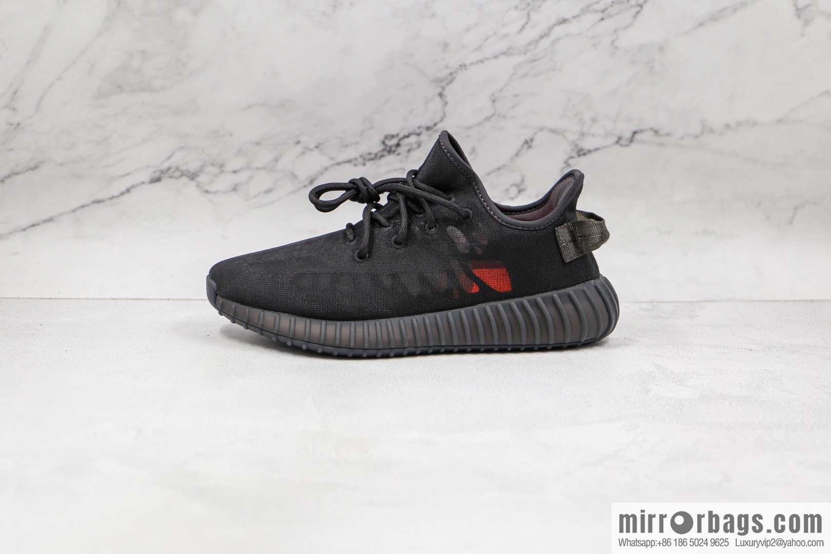 Coconut 350 V2 mesh, cutting-edge cost-effective black sneakers