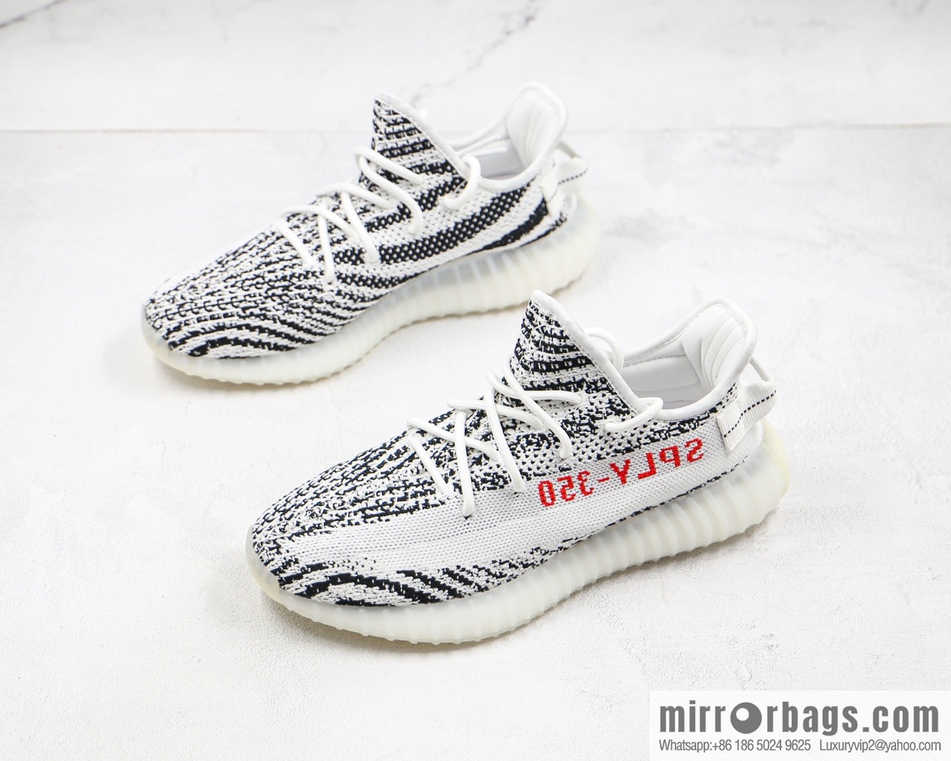 Coconut 350 V2 BASF Yeezy Boost 350 V2 White Zebra Sneakers