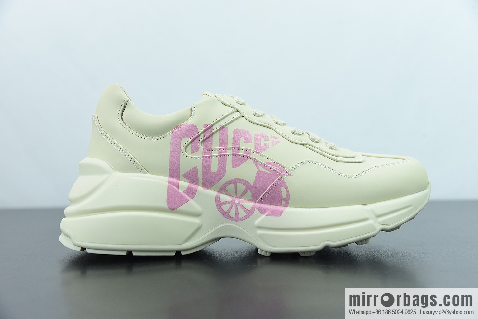 Gucci Gucci Rhyton Vintage leather (fabric) horny Vintage dad casual sports jogging shoes