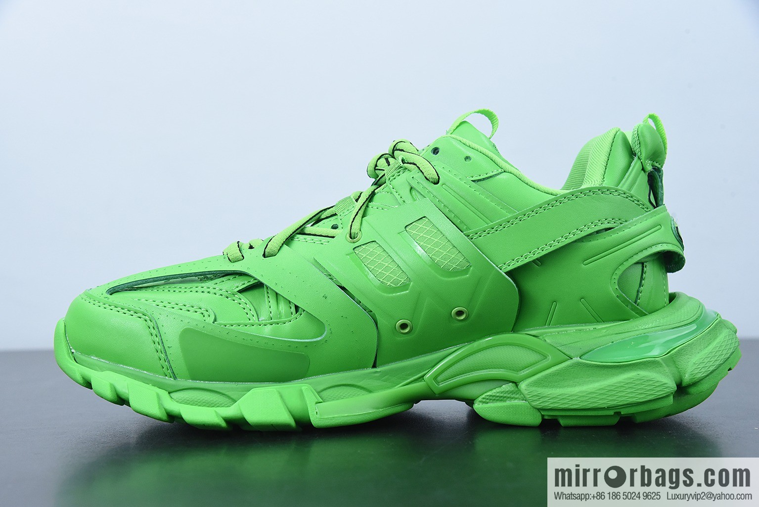 Balenciaga Triple S Green Outdoor Daddy Shoes