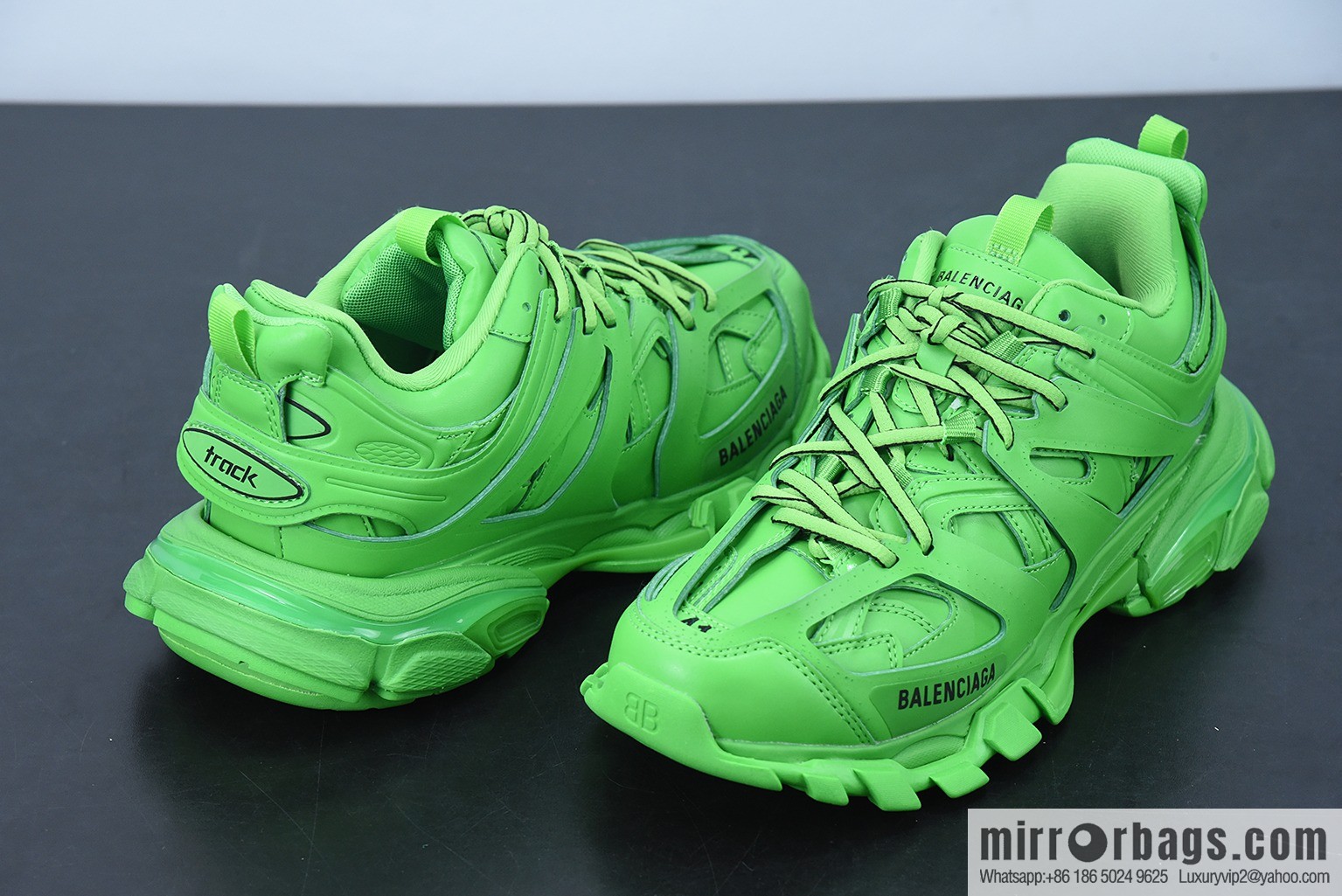Balenciaga Triple S Green Outdoor Daddy Shoes