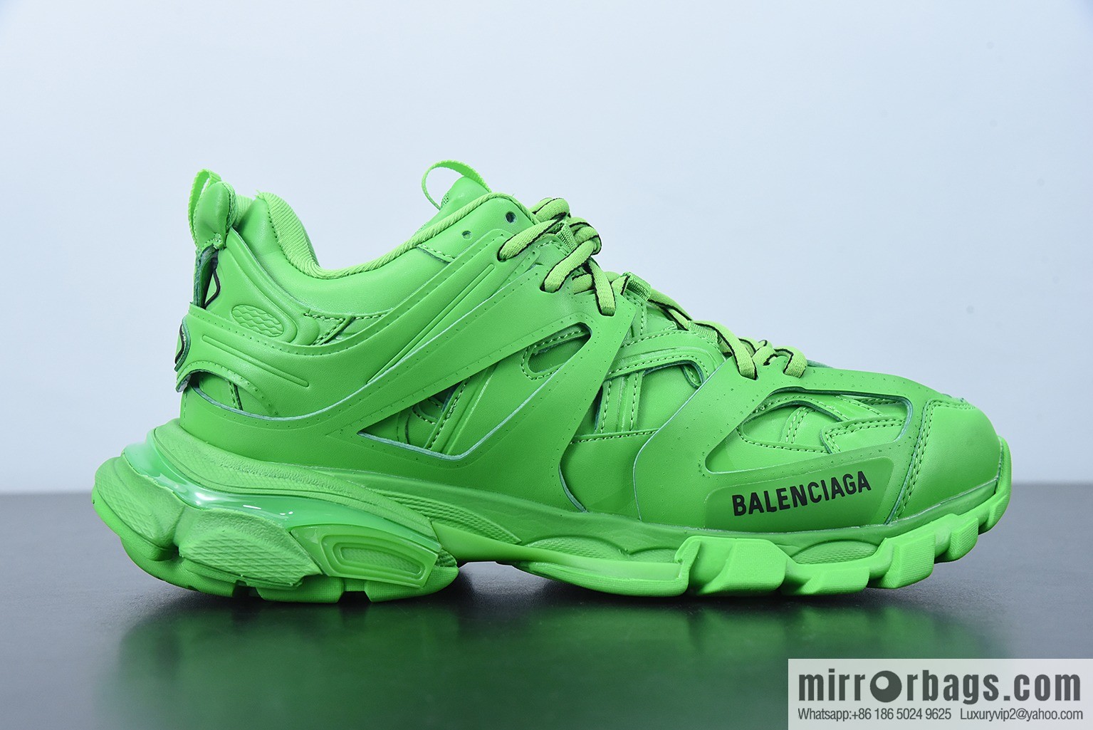 Balenciaga Triple S Green Outdoor Daddy Shoes