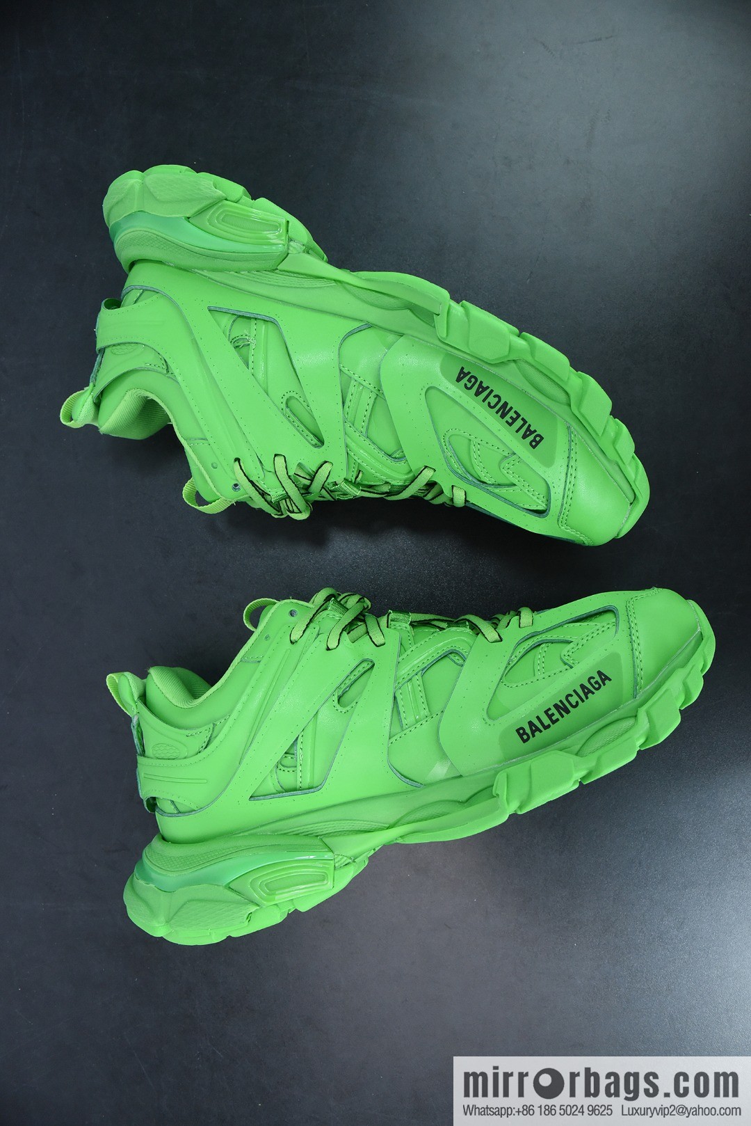 Balenciaga Triple S Green Outdoor Daddy Shoes
