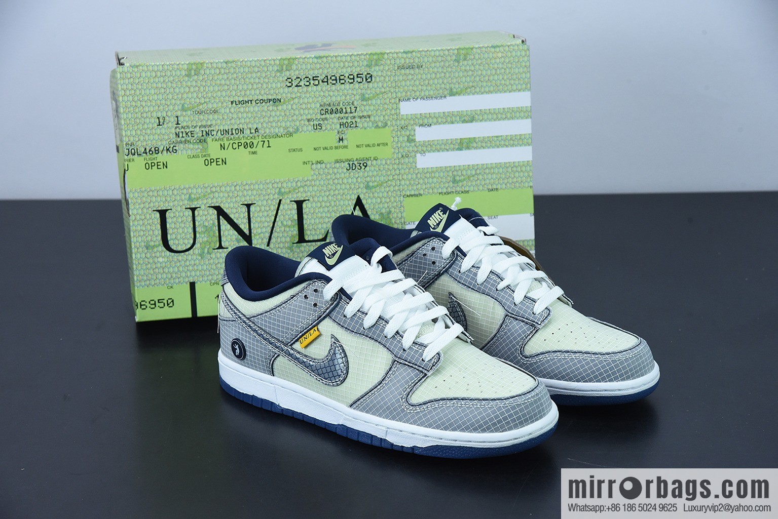 M05M5 pure original version Union x NK Dunk joint model, low-top sports and leisure board shoes, item number: DJ9649-401