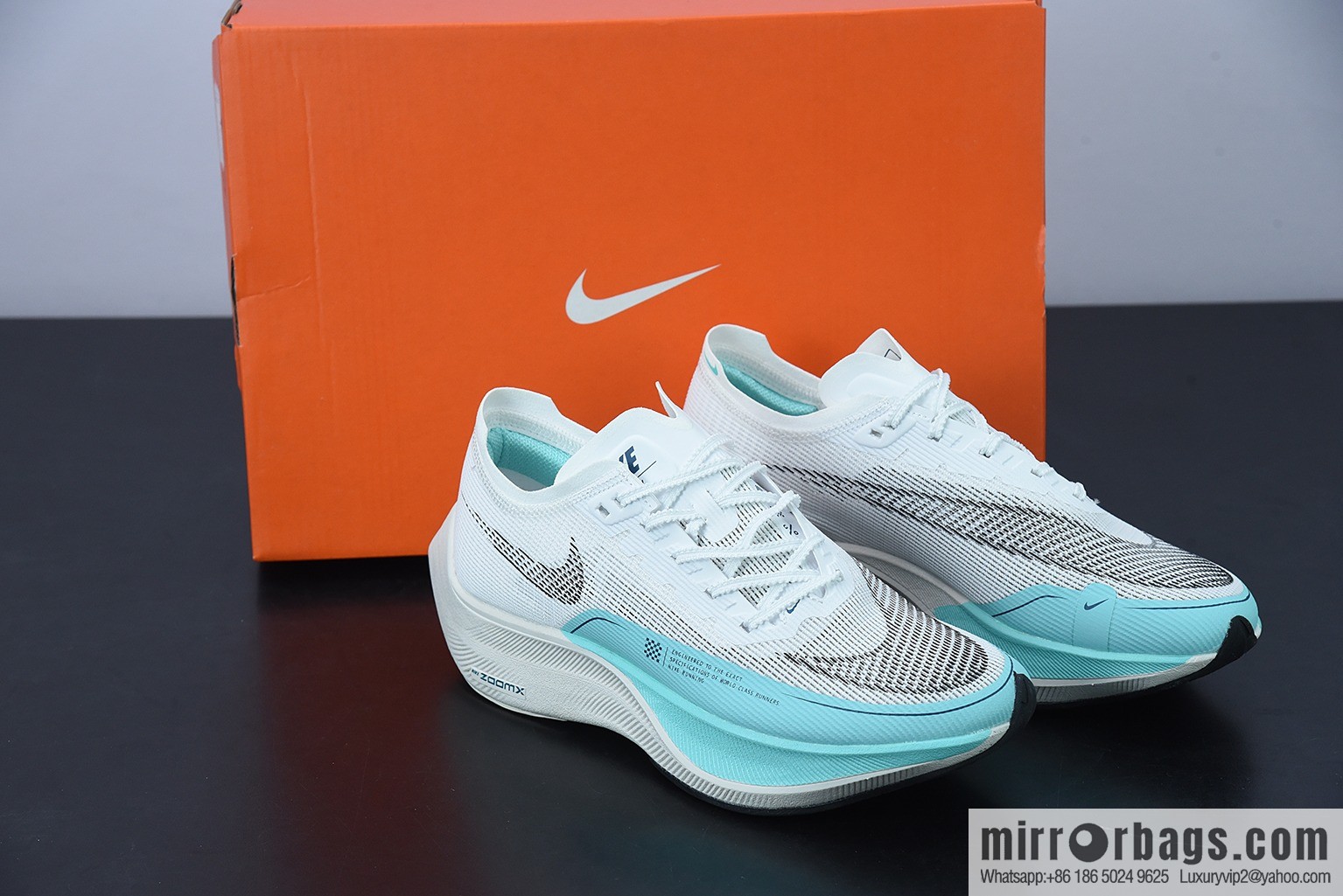 NK ZoomX Vaporfly Next% Marathon Running Shoes 2nd Generation, Item Number: CU4123-101
