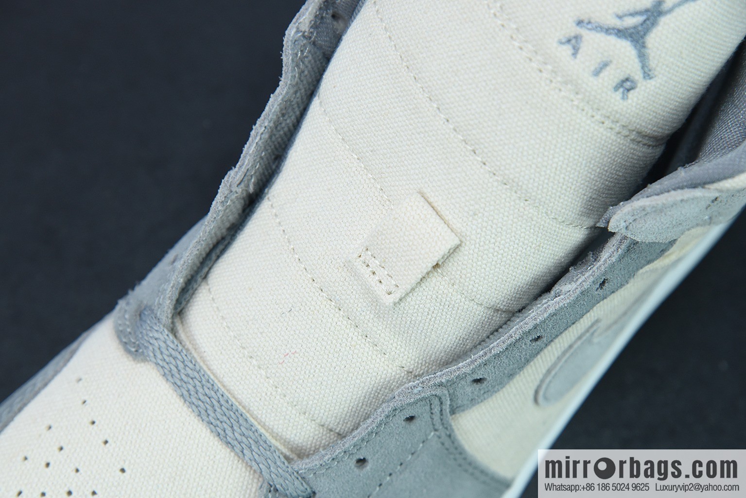 0D1D4 inspected version AJ1Mid middle help, beige, coconut milk high top, item number: DN4281-100