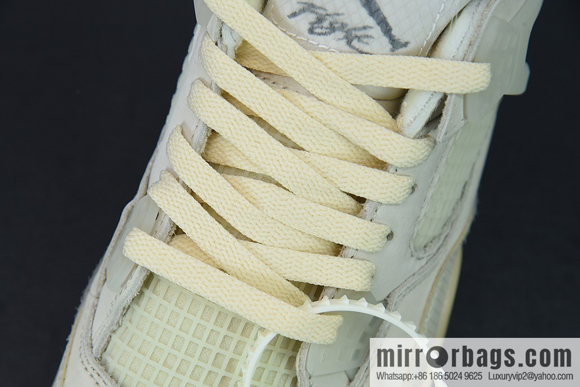 H09N3 Off-white x Air Jordan 4 AJ4 Joe 4 OW joint AJ4 Joe 4 culture basketball shoes, item number: CV9388-001