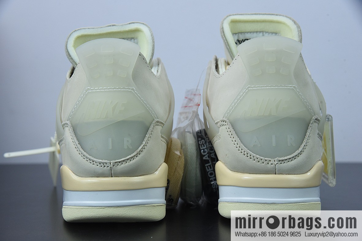 H09N3 Off-white x Air Jordan 4 AJ4 Joe 4 OW joint AJ4 Joe 4 culture basketball shoes, item number: CV9388-001