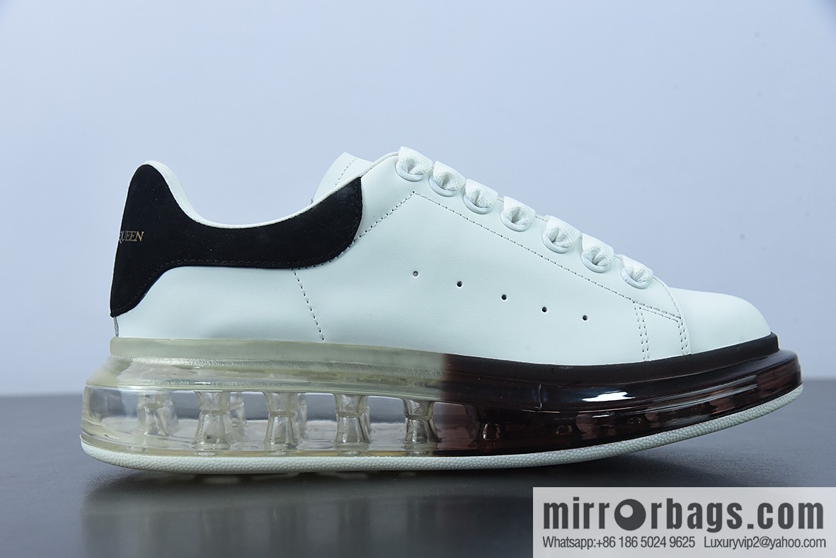 Alexander McQueen Air Cushion Sneaker low-top fashion platform casual air unit sports white shoes