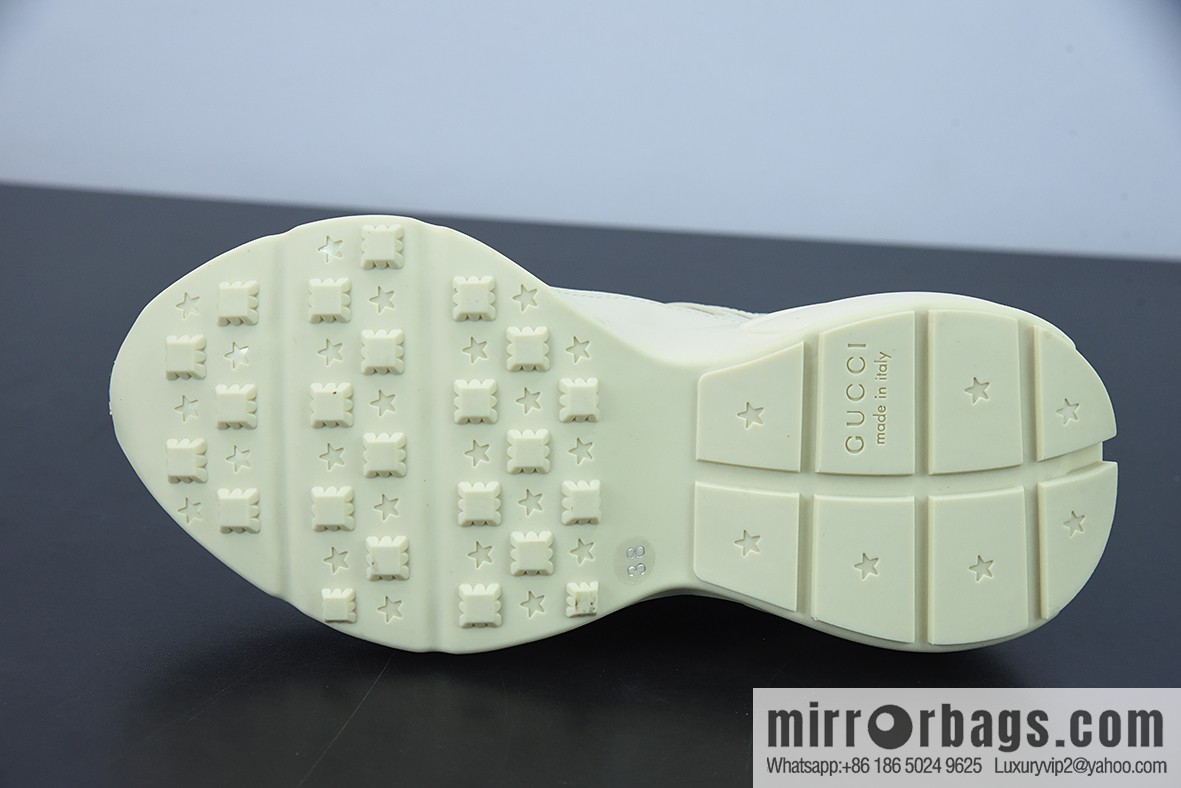 G05H6 Gucci Rhyton Vintage Trainer Sneaker Gucci Daddy Shoes