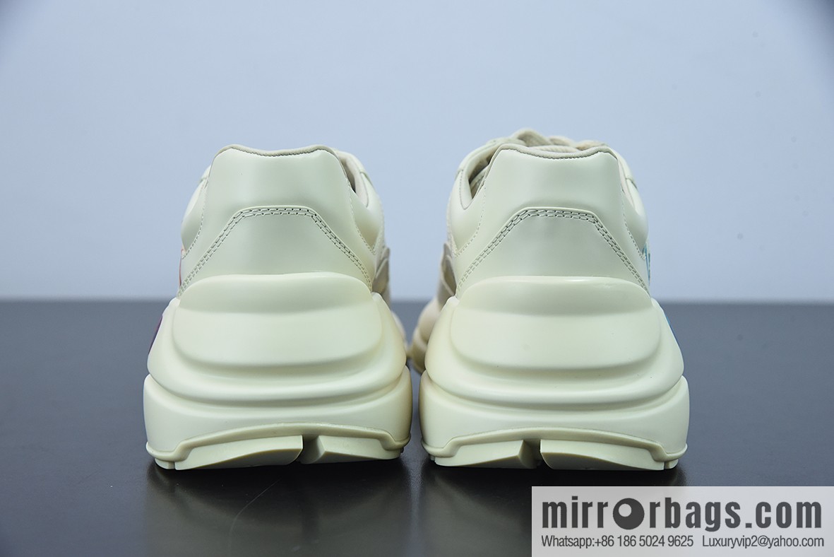 G05H6 Gucci Rhyton Vintage Trainer Sneaker Gucci Daddy Shoes