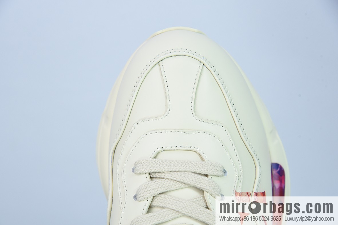 G05H6 Gucci Rhyton Vintage Trainer Sneaker Gucci Daddy Shoes