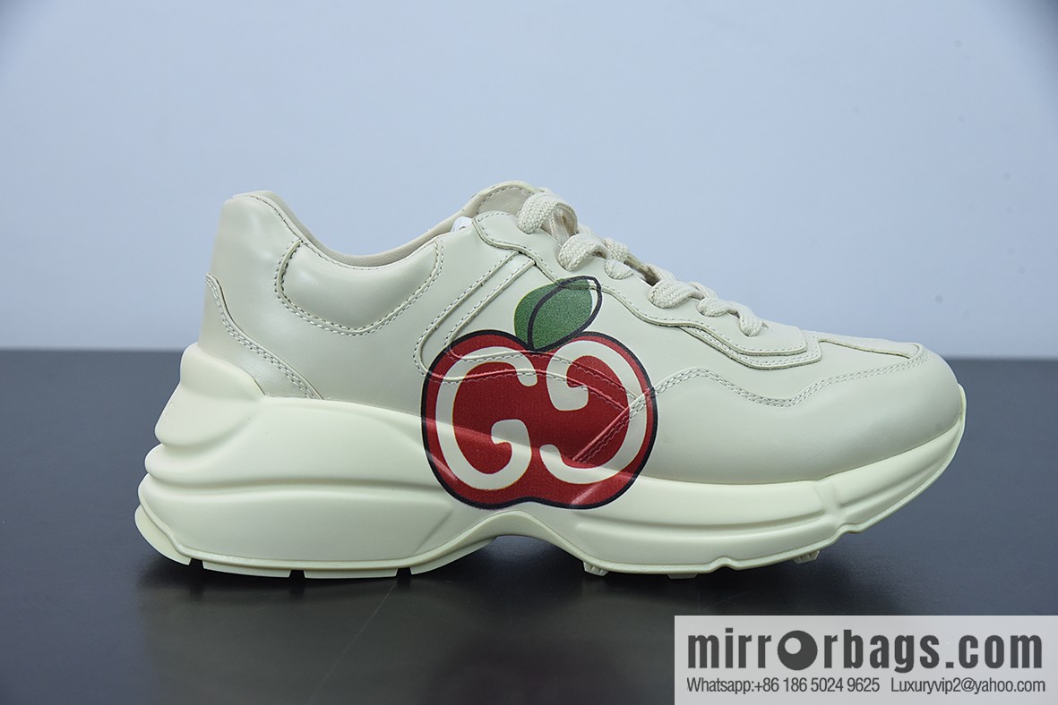 G05H6 Gucci Rhyton Vintage Trainer Sneaker Gucci Daddy Shoes