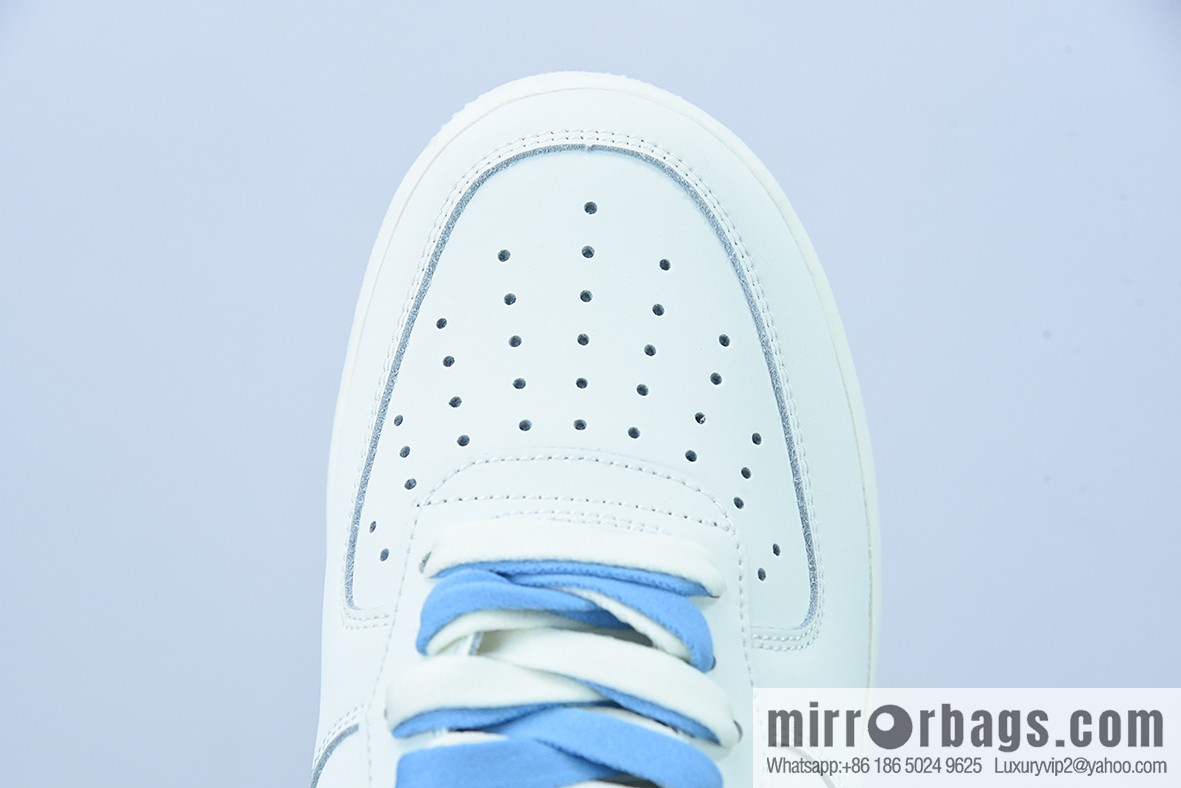 Nk Air Force 1 '07 Low blue electric embroidery hook, Air Force One low-top casual sneakers, item number CL6326-118