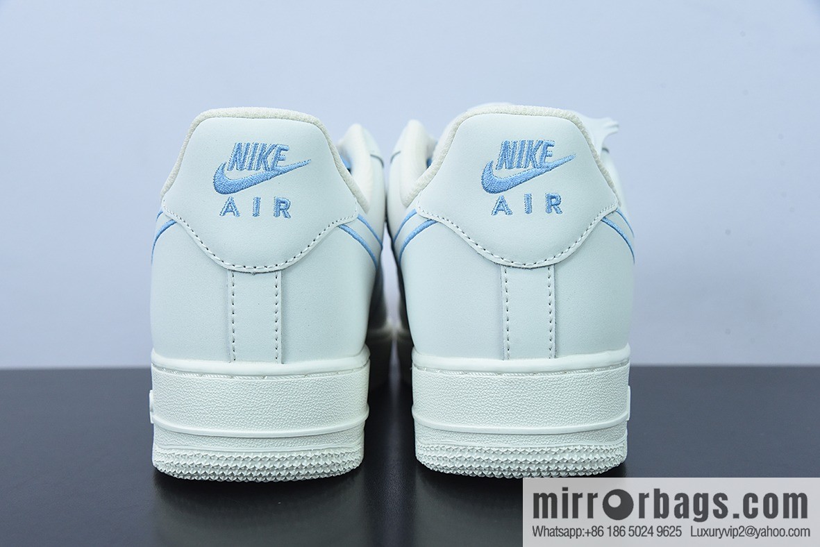 Nk Air Force 1 '07 Low blue electric embroidery hook, Air Force One low-top casual sneakers, item number CL6326-118