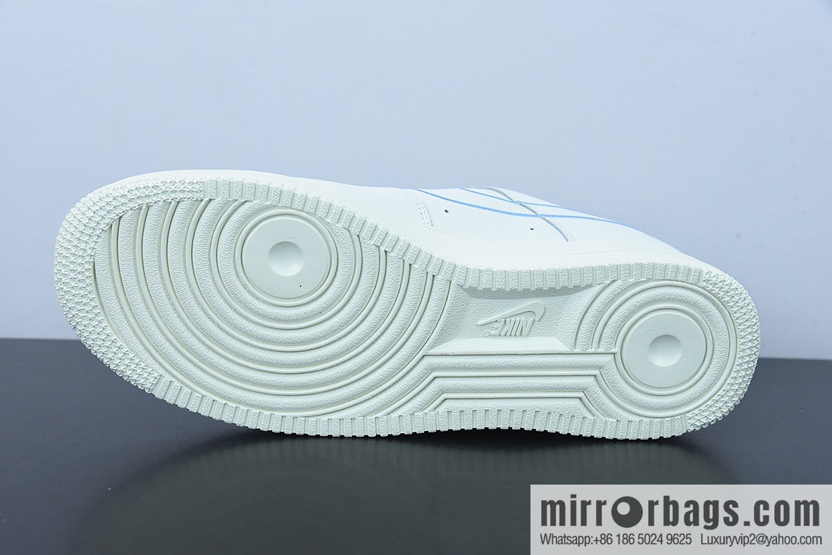 Nk Air Force 1 '07 Low blue electric embroidery hook, Air Force One low-top casual sneakers, item number CL6326-118
