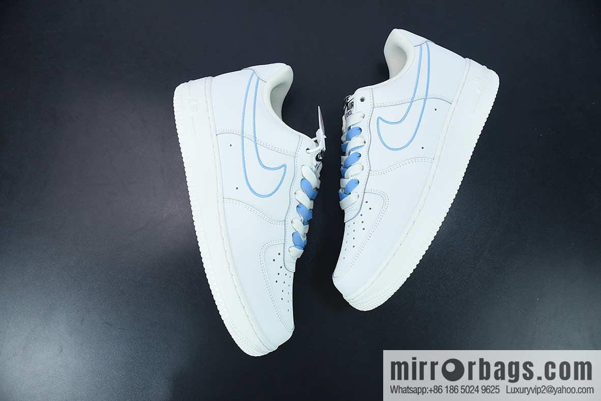 Nk Air Force 1 '07 Low blue electric embroidery hook, Air Force One low-top casual sneakers, item number CL6326-118