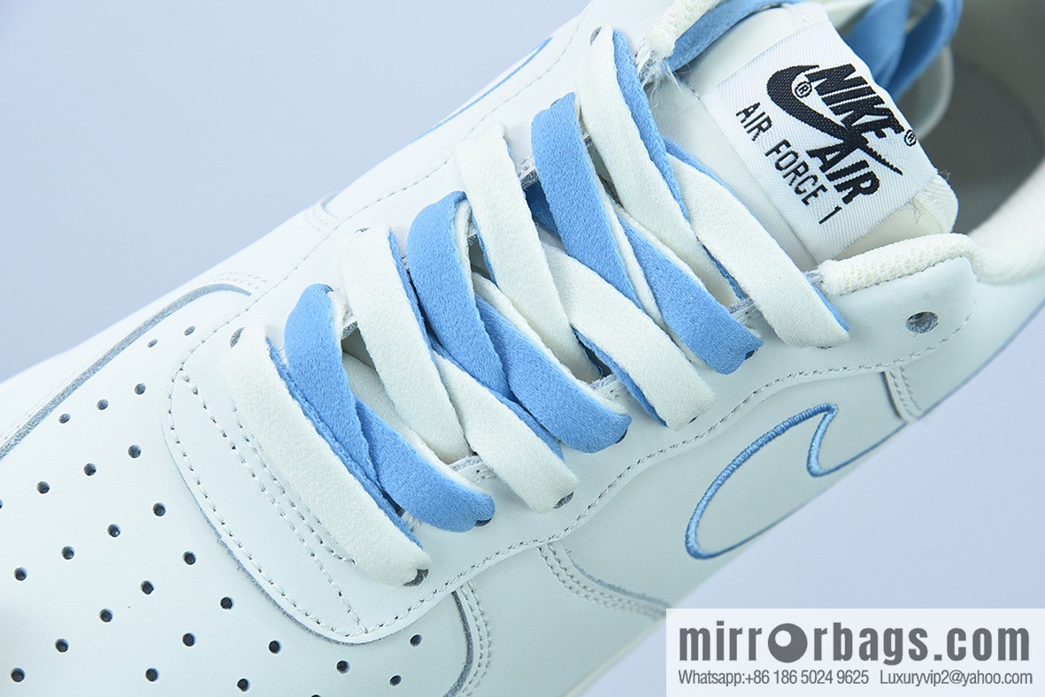 Nk Air Force 1 '07 Low blue electric embroidery hook, Air Force One low-top casual sneakers, item number CL6326-118