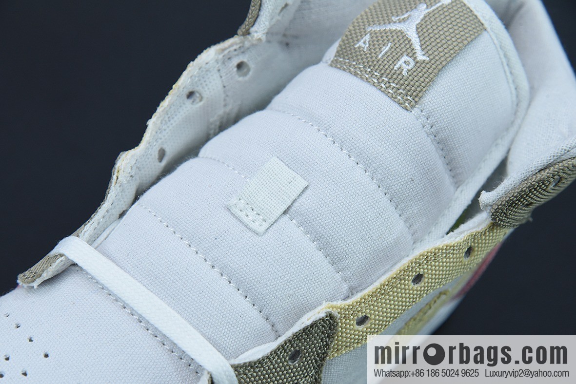 Air Jordan AJ1 Mid Help, Pink White Brown, Item Number: DJ0338-100