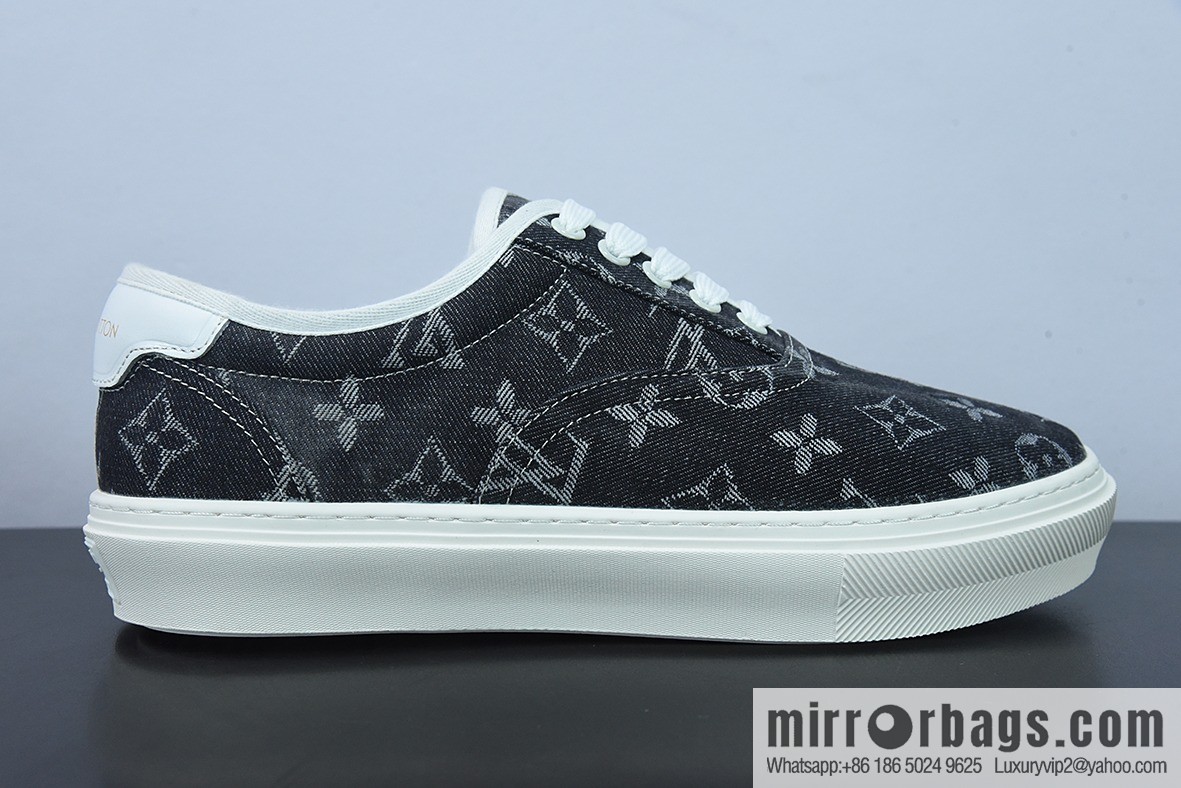 LV/Louis Vuitton G00H7 Donkey Replica Luxury Handbag Series LV Denim Canvas Shoes, Denim Shoes