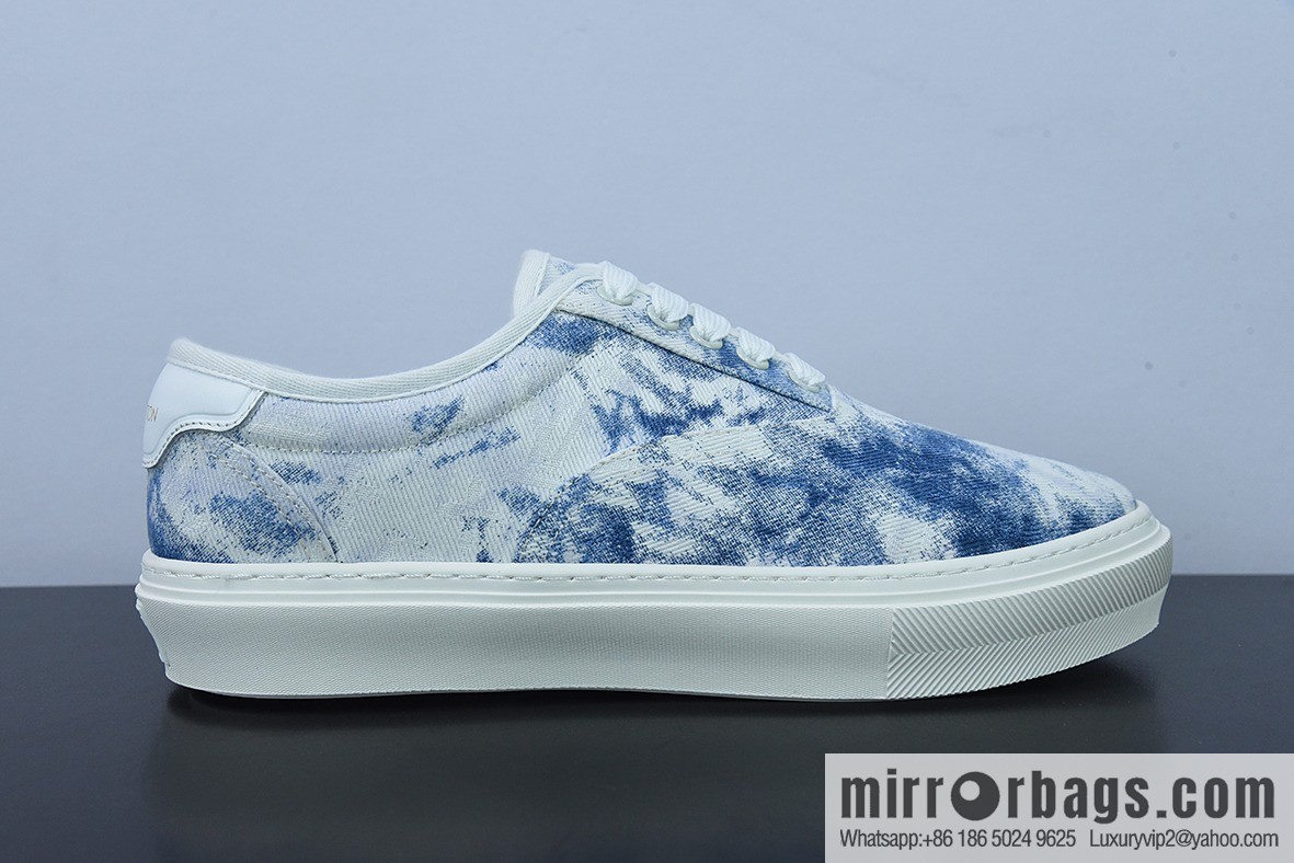 LV/Louis Vuitton G00H7 Donkey Replica Luxury Handbag Series LV Denim Canvas Shoes, Denim Shoes