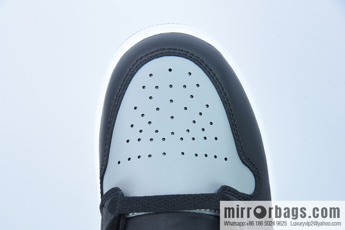 D01D4 Pure Original NK Air Jordan 1 Mid SE AJ1 Joe 1 Small Shadow Grey, Middle Help Vintage Basketball Shoes, Item Number: BQ6472-007