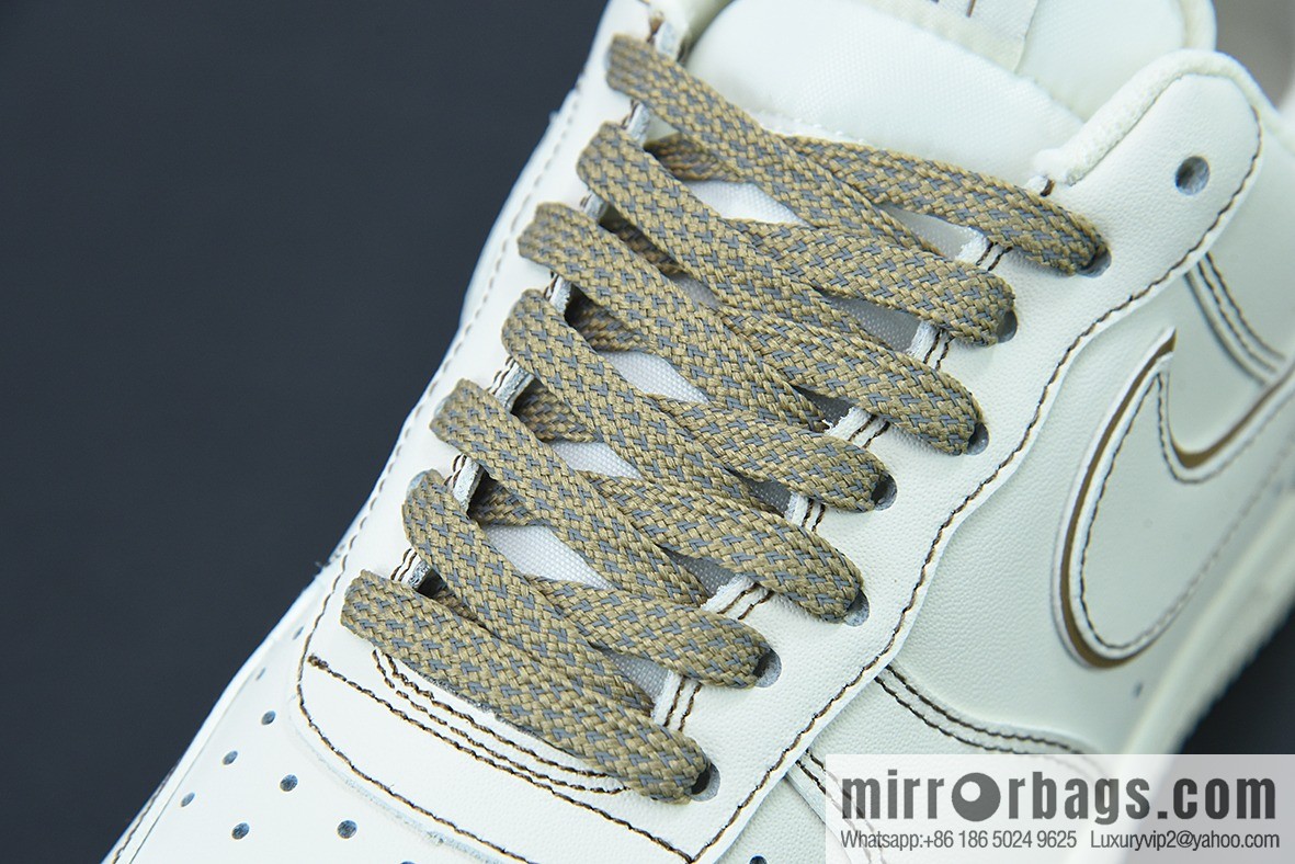 Nike Air Force 1 Low Rice Brown Line 3M Gypsy Air Force One Low Top Sneakers Item Number: 315122-808