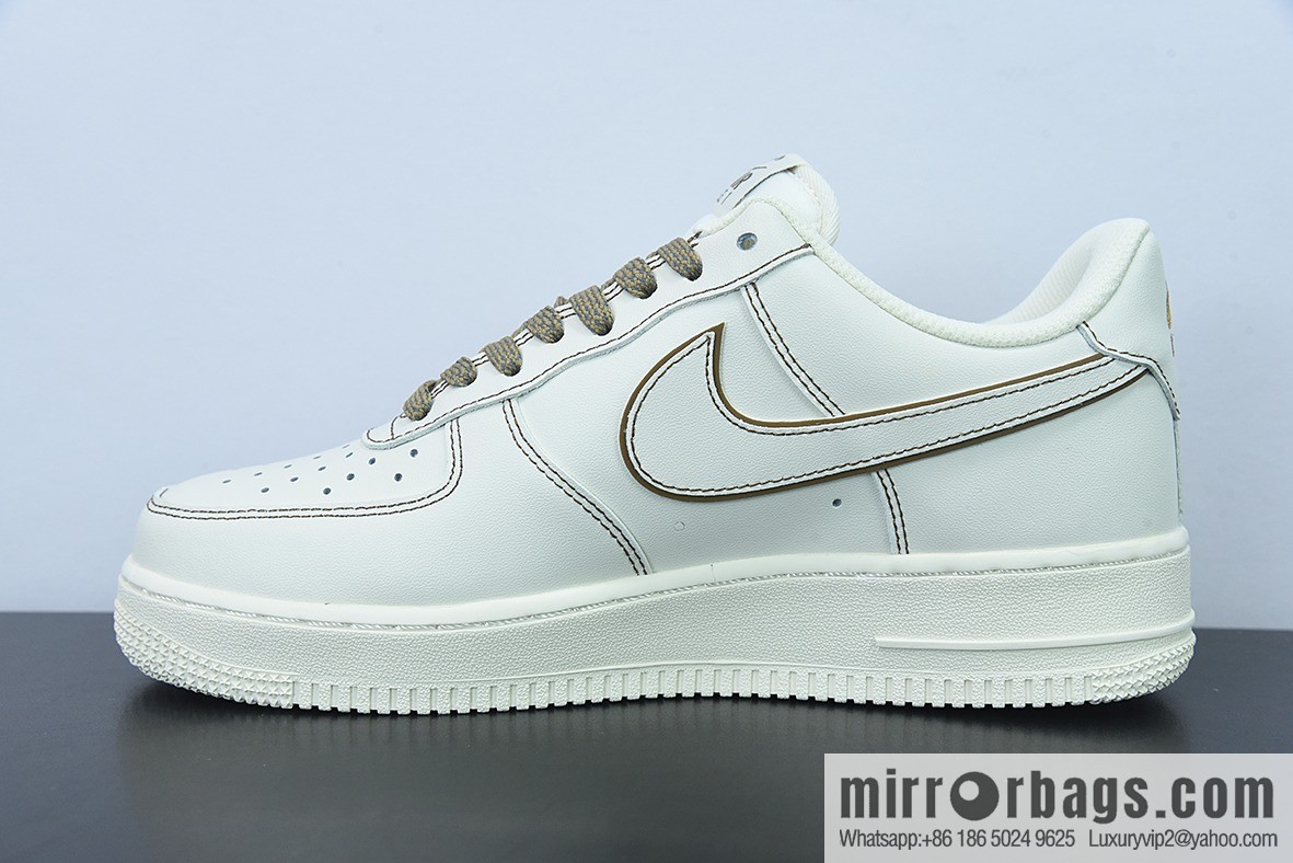 Nike Air Force 1 Low Rice Brown Line 3M Gypsy Air Force One Low Top Sneakers Item Number: 315122-808
